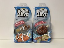 Zuru Robo Live Little Fish  Tiny Turtle Real Life Robotic Pets FACTORY SEALED