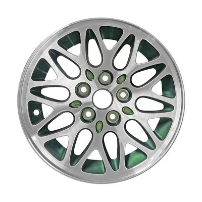 #ad Wheel Green Painted Aluminum 6000 Alloy T6 310 Mpa or 45000 Psi For 93 99 Jeep $297.55
