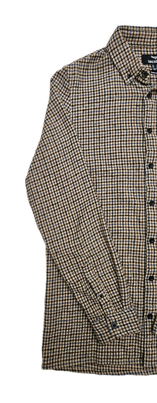 Threadbare Heritage Check Regular Fit Overshirt S… - image 5