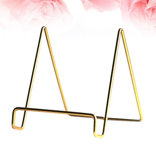 Metal Bookshelf Office Travel Desktop Bookcase Text Stand Tablet Holder for - 第 3/12 張圖片