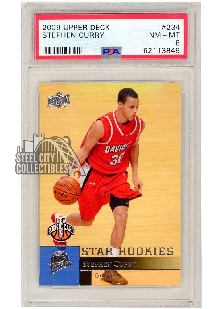 Stephen Curry 2009-10 Upper Deck Rookie #234 PSA 8