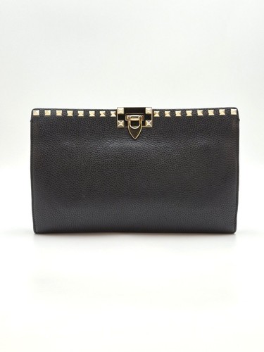 Valentino Rockstud Clutch Black B 155076587