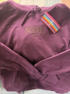 Rare Plum Color Kith X Vogue Pullover Hoodie Men s Size L New W Tags