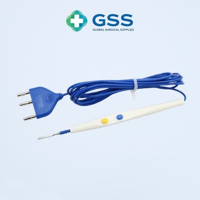 Diathermy ESU Electrosurgical Cautery Pencil w/ Blade Electrode   Sterile x 10