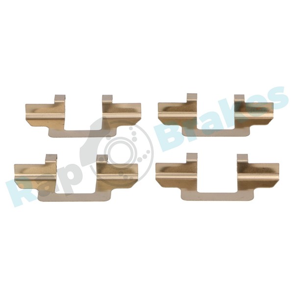ZubehöRsatz Scheibenbremsbelag RAP Brakes R-U0243 FüR CitroËN C3 1 C2 Enterprise-image