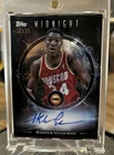 Topps Midnight Oil Marks Hakeem Olajuwon Winter Solstice Autograph /35 Rockets