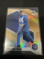 2021 Panini Mosaic - Rookies Dayo Odeyingbo #357 Honeycomb Prizm (RC)