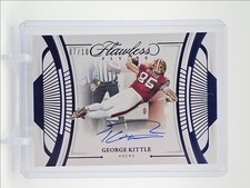 GEORGE KITTLE 2024-25 FLAWLESS FLYERS AUTOGRAPH SAPPHIRE AUTO /10 Q2323