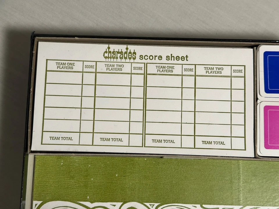 Vintage 1968 The Well Known Party Game Charades By Selchow & Righter - Complete - Image 2 of 4