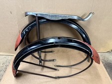 Shelby Airflow Supreme 1949 26" Bicycle Large Fenders Curved Braces & Rack