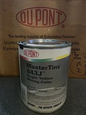 1 U.S. Quart Dupont Axalta Cromax MasterTint 843J Bright Yellow Mixing Color