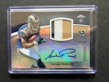 2012 Topps Chrome NFL Rookie Patch Auto RPA - Isaiah Pead RC /50