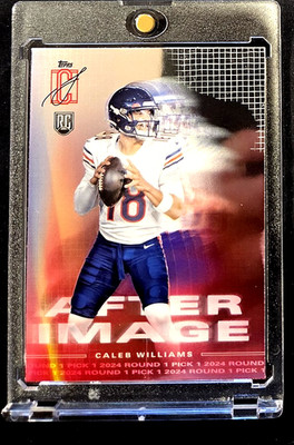 CALEB WILLIAMS 2024 Topps Signature Class AFTER IMAGE Rookie RC; sent in mag.