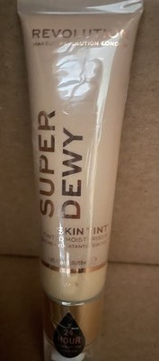 Makeup Revolution Super Dewy Skin Tint Moisturizer Fair 55 ml-Free Shipping