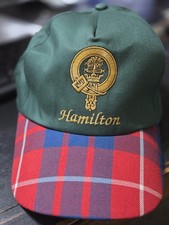 Hamilton Scotland Golf Baseball Hat Cap Wool Scotland Adjustable
