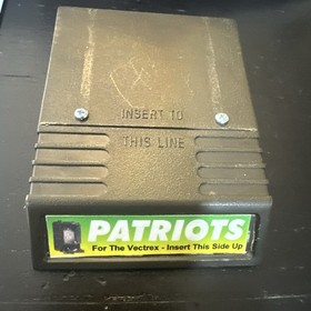 Authentic Vectrex Patriots by John Dondzilla  Original Release, CIB, Please Read