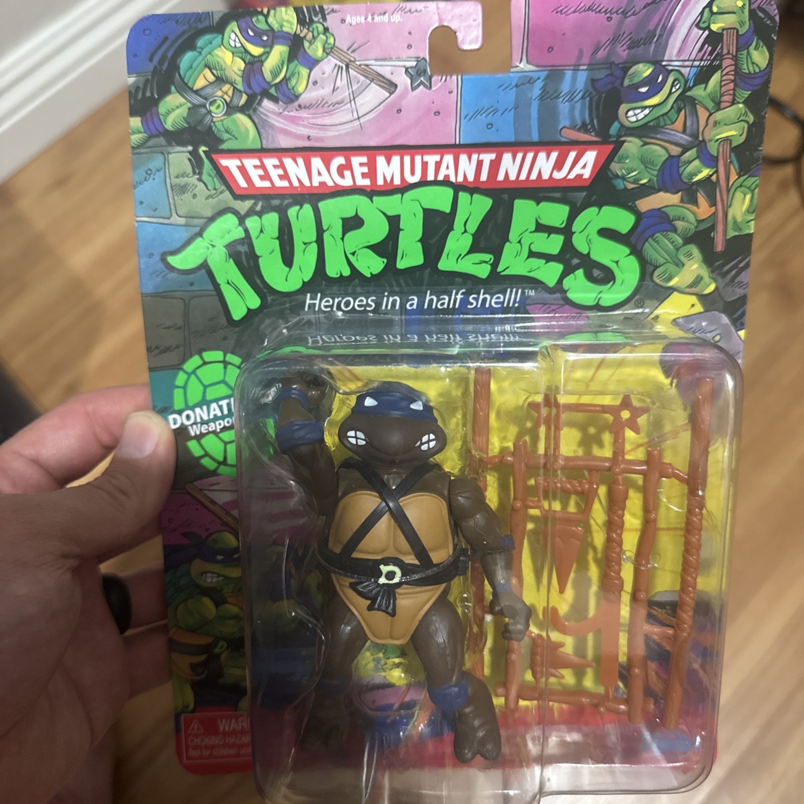 Playmates 2021 Teenage Mutant Ninja Turtles Donatello Retro 