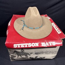 John B. Stetson 4x Beaver Size 7 1/8 Cowboy Western Hat