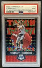 2020 Panini Mosaic Tom Brady Touchdown Masters Prizm Reactive Green #/89 PSA 9