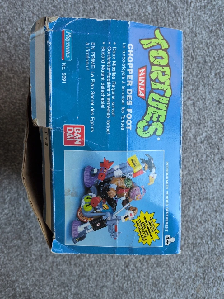 Playmates Toys Teenage Mutant Ninja Turtles, Tortues Ninja box euro version. - Image 4 of 4