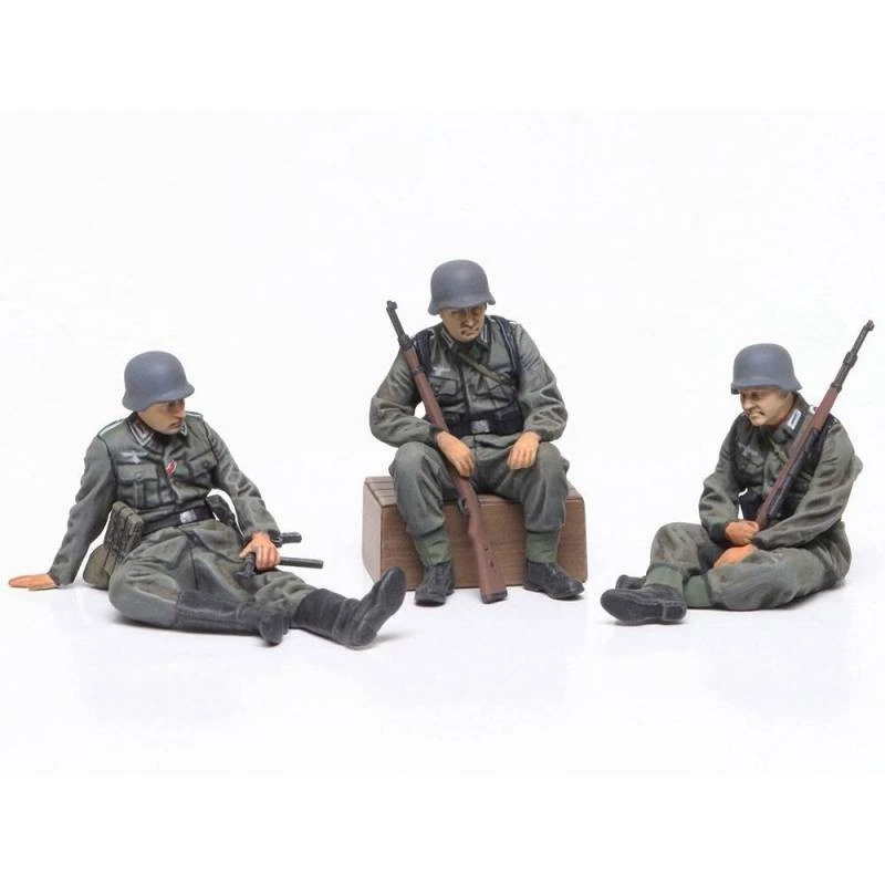 Wwii Wehrmacht Set Di Fanteria Tamiya 1/48 : 10 Figurine Dettagliate M - Immagine 4 di 4