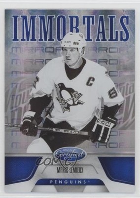 2011-12 Certified Immortals Mirror Blue 21/99 Mario Lemieux #162 HOF 7xr