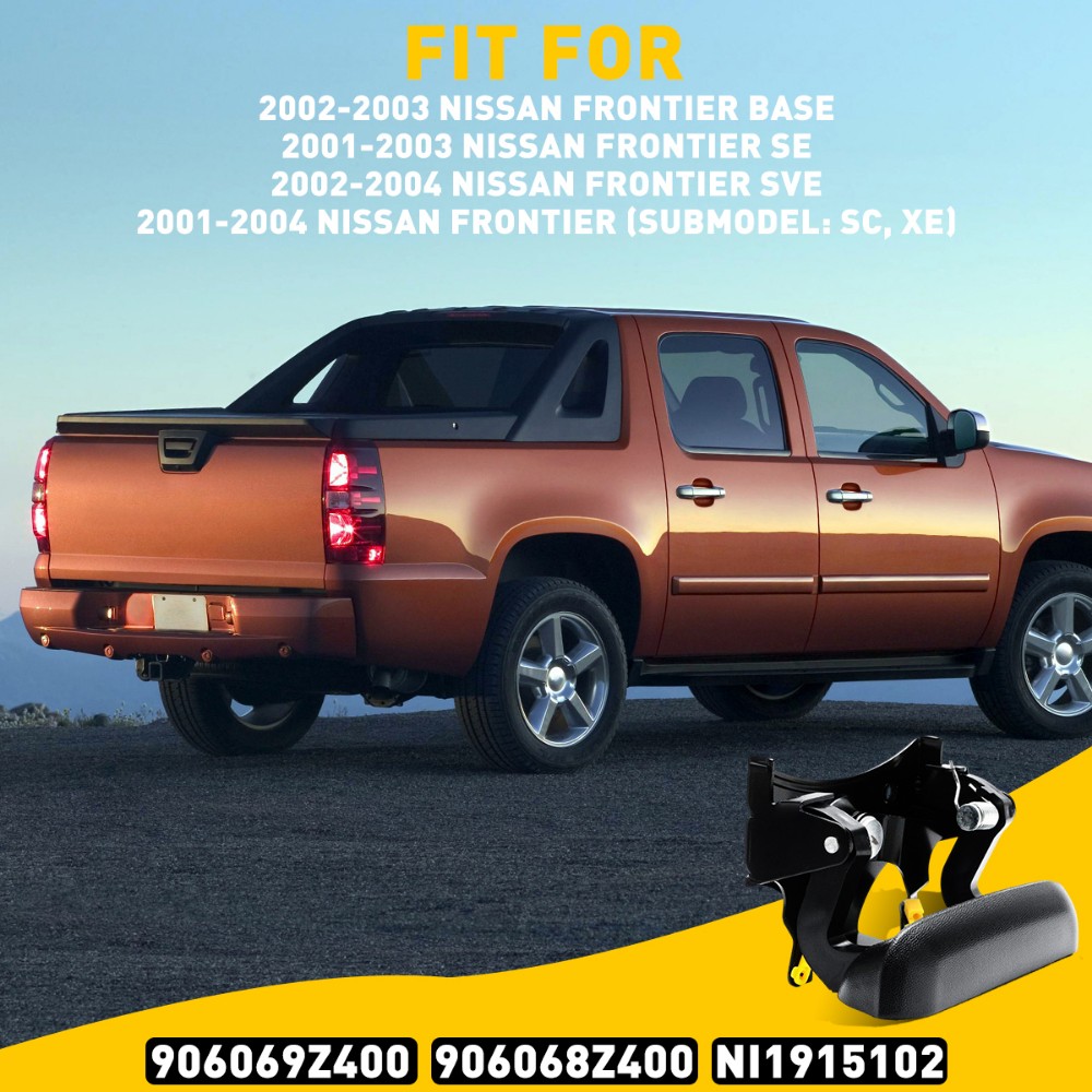 Tailgate Tail Gate Handle Black Rear for 02-06 Chevy Avalanche