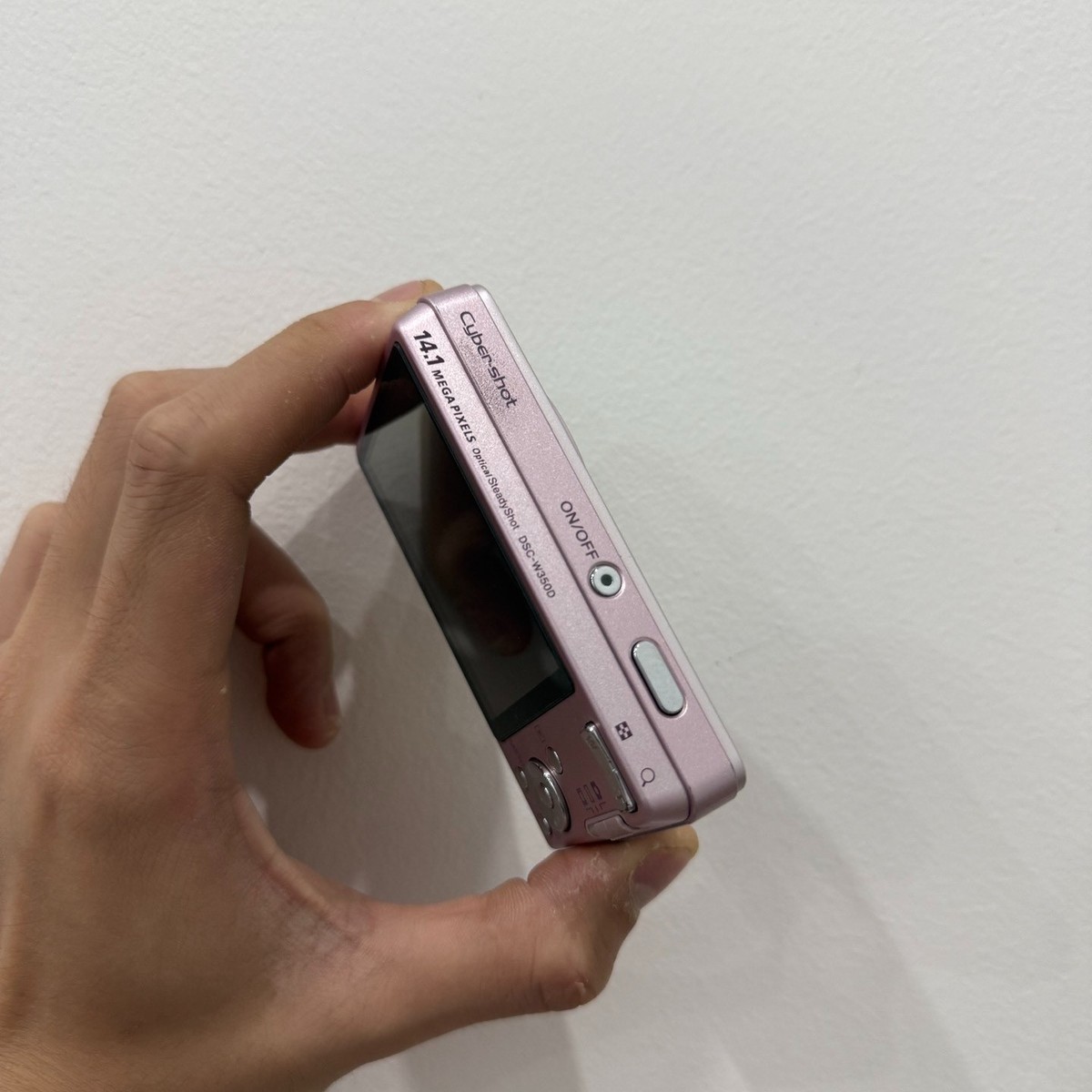 SONY Cyber Shot DSC-W350D 14.1MP Digital Camera Rhinestone Jewel