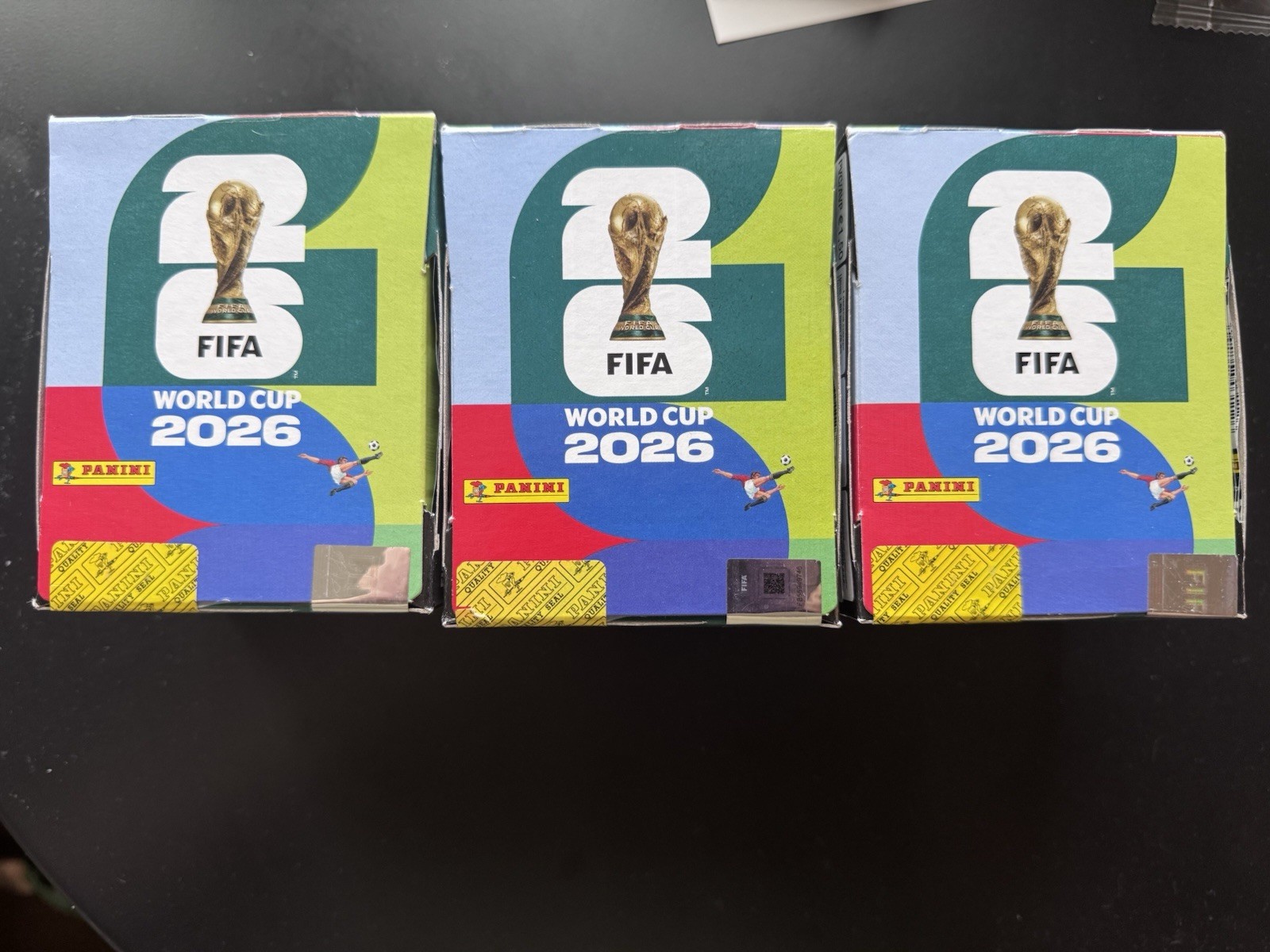 3 box Panini FIFA World Cup 2026 Official Sticker 50 Packs Box international