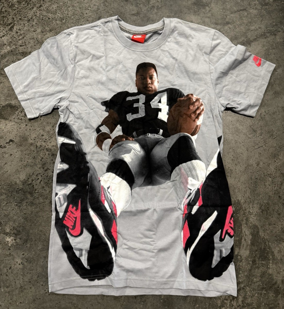 ナイキ Bo Jackson 1992 S/S Tシャツ Brand New Nike Bo Jackson Vintage T-Shirt All Over Graphic Print