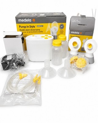 Medela Pump In Style Double Electric Breast Pump  Open Box New- White 101041360