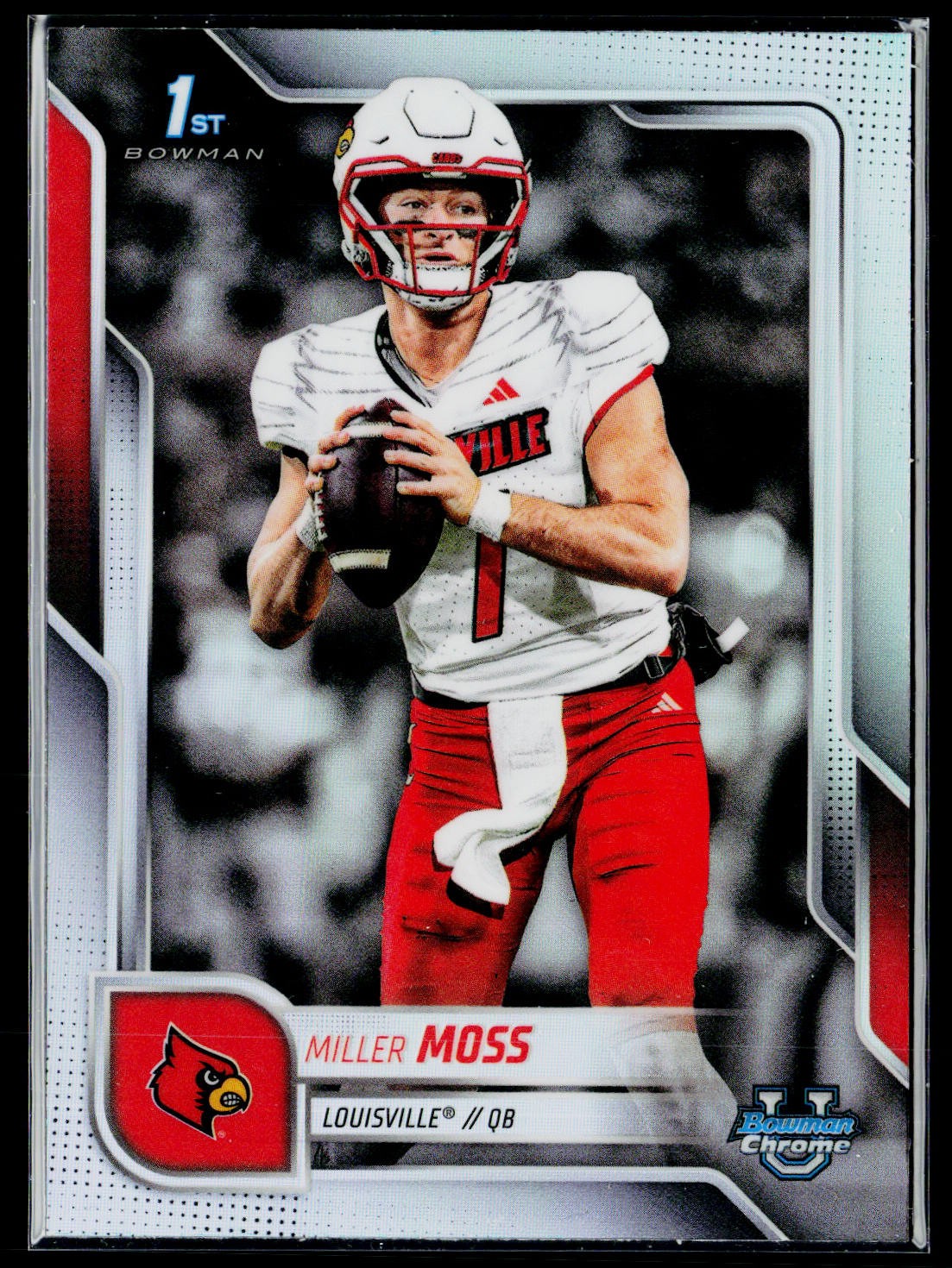 2025 Bowman University Chrome #141 Miller Moss Refractor