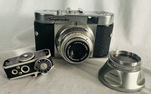 Vintage Voigtlander Vito B 35mm Rangefinder Camera with case, Telex Range Finder