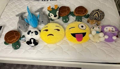 Plüschtiere   Delfin, Hai, Panda, Katze, Bär, Lama, Schildkröten Nue Alle 35 