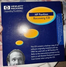 HP Pavilion Recovery CD