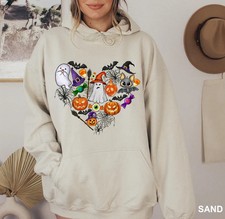 Halloween Pumpkin Hoodie Spooky Fall Costume