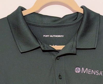 MENSA High IQ Society Polo Shirt Sz XL, ORG. $55 NEW Without Tags Green NWOT