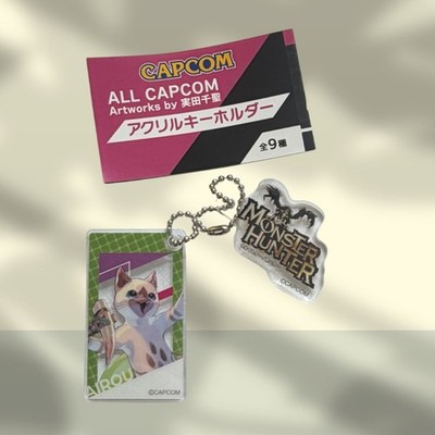 Capcom ALL CAPCOM by Chisato Mita Gashapon Monster Hunter AIROU Acrylic Keychain