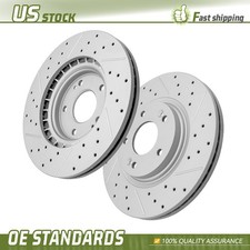 305mm Front Drilled Disc Brake Rotors Set for 2020- 2024 Kia Forte Seltos Forte5