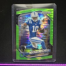 2025 Panini Prizm Green Pulsar Prizm Adonai Mitchell #49 Colts NFL