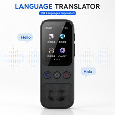Language Translator Device 138 Languages AI Voice Translator Portable Offline