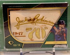 2024 Topps Diamond Icons Carlos Correa Preeminent Pieces CLEAT Relic /10 Unique