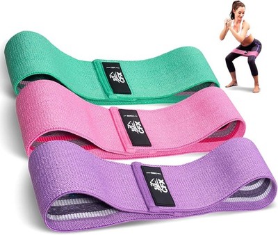 Widerstand und Unterstützung beim Beintraining - Yoga Band Set