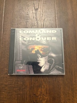 Command & Conquer PC Game 2 Disc Set Vintage 1995 1996 CD-Rom Westwood Studios