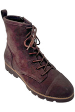 Vionic Women's Lani II Leather Lug Boot Chocolate Ganache