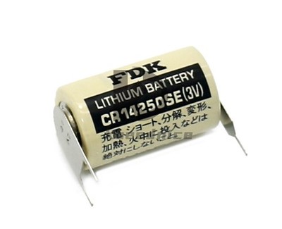 Japan FDK Sanyo CR14250SE 1/2AA 3V PLC Battery PLC backup power supply +2P -1P