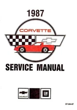 JEGS Shop Manual for 1987 Chevrolet Corvette