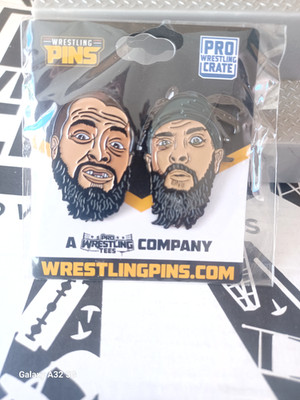 Briscoe Brothers Pin   Pro Wrestling Crate  ROH  AEW