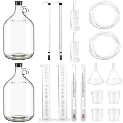 2 Set Mead Making Kit Complete for Home Brewing Starter Sets Includes 1 Gallo...