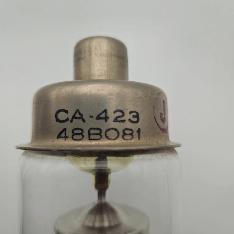 Amplificador de tubo de radio Jennings CA 423 20 000 voltios sin probar 48B081 EE. UU. De colección Foto 4 de 4
